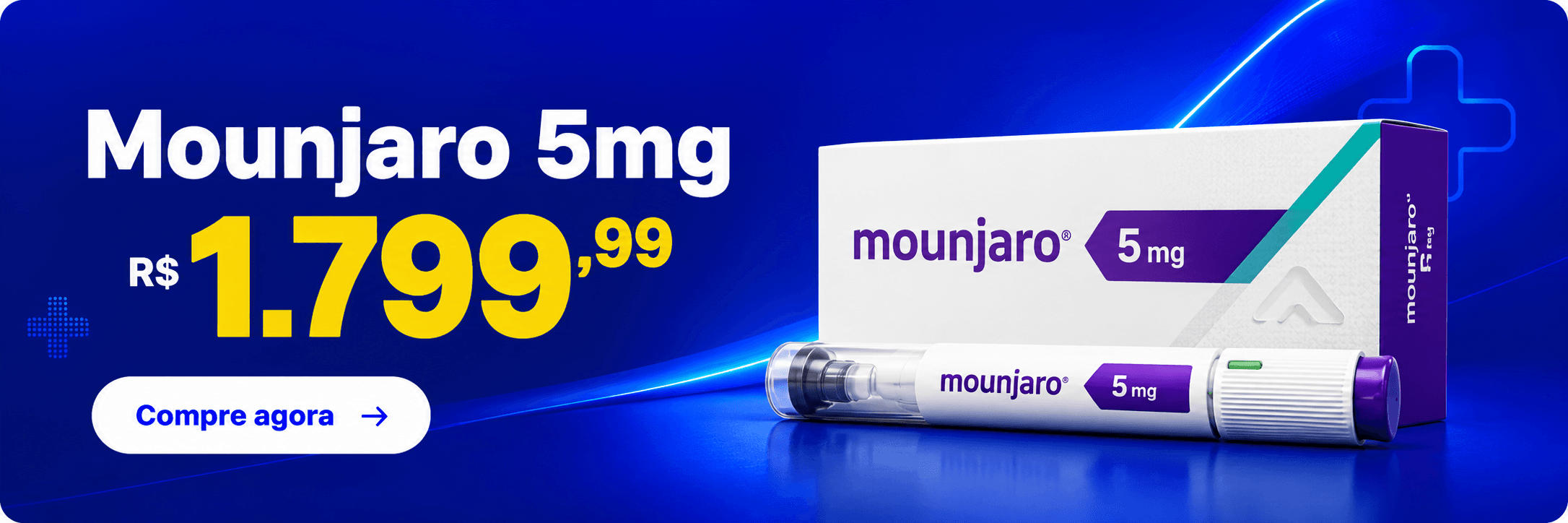 Mounjaro 5mg por R$ 1.799,99 — compre agora